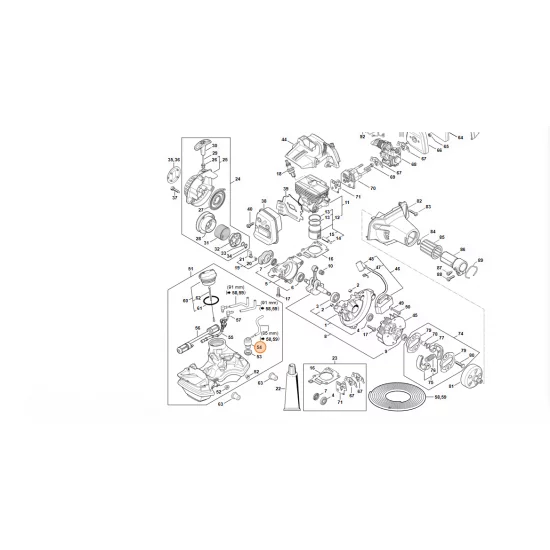 STIHL  System kompensacji ciśnienia w zbiorniku paliwa 4147 350 5802